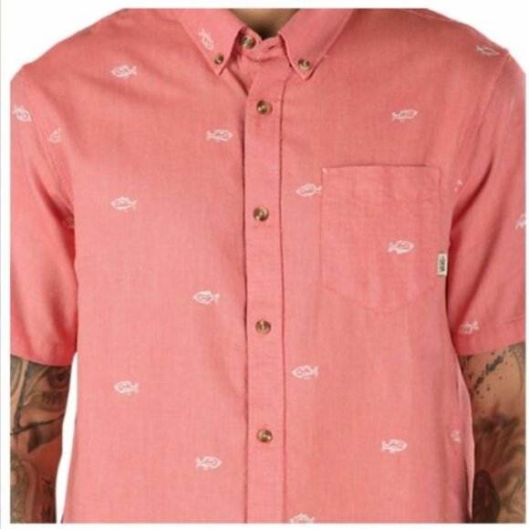 Vans Off the Wall Houser Button Up SS Shirt - Picture 3 of 7
